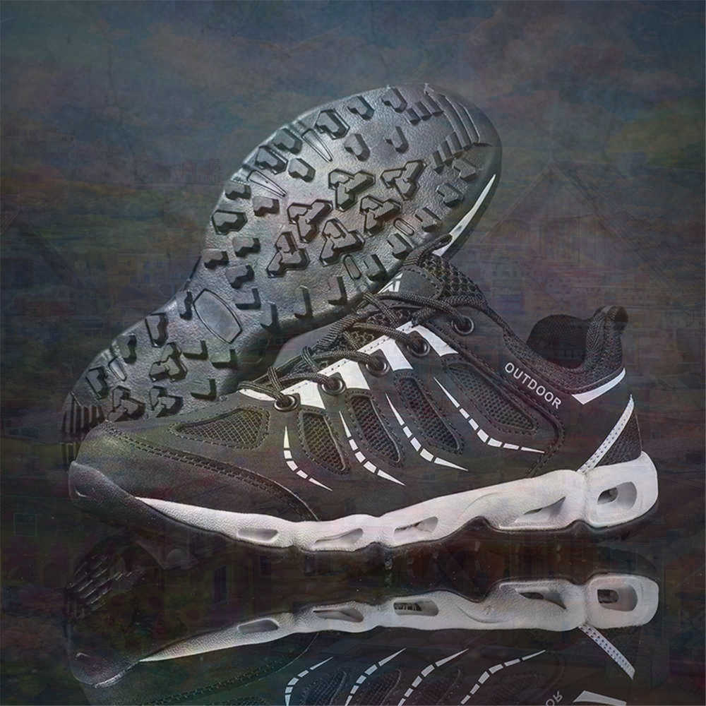 Sepatu Tenis Perak Ujung Bulat - Men'S Fashion All Black Outfit ulasan dan harga