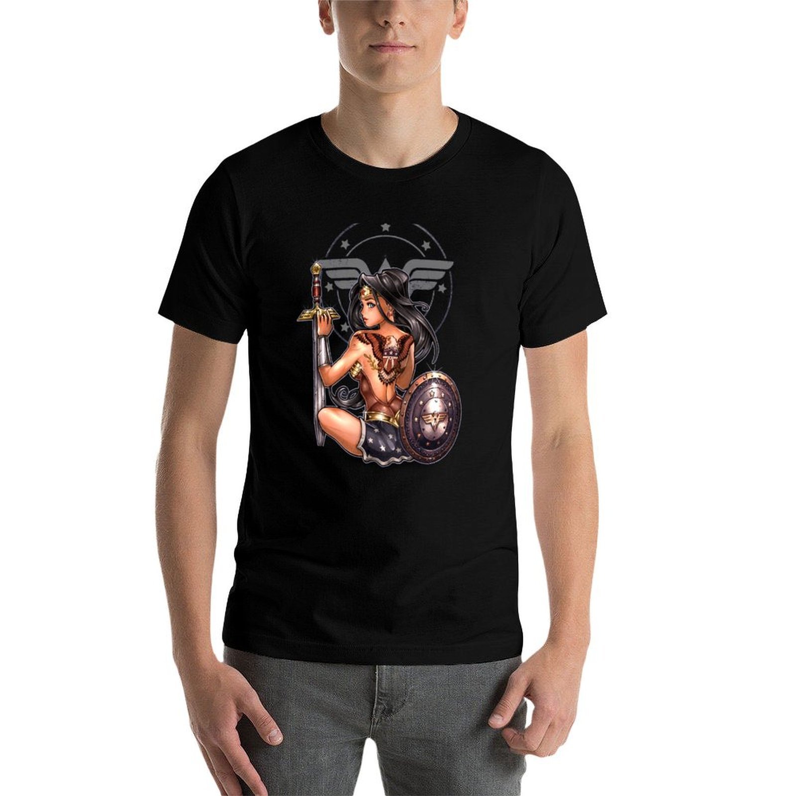 Kaos versi pinup AMAZON Kaos F - Amazon Men'S Fashion ulasan dan harga