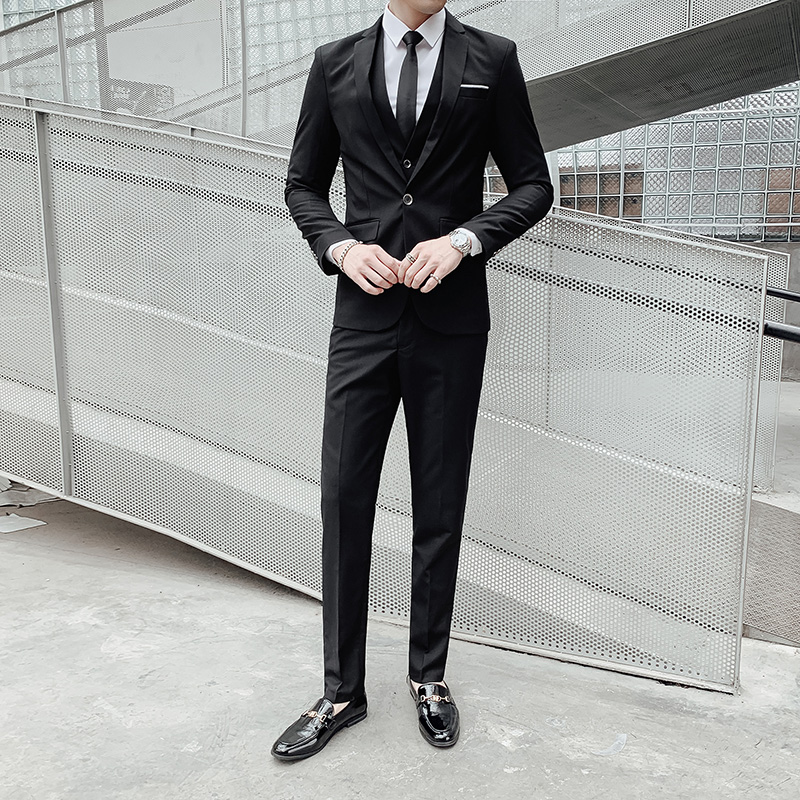 Setelan (Blazer+Rompi+Celana)  - Men'S Dress Pants Fashion ulasan dan harga