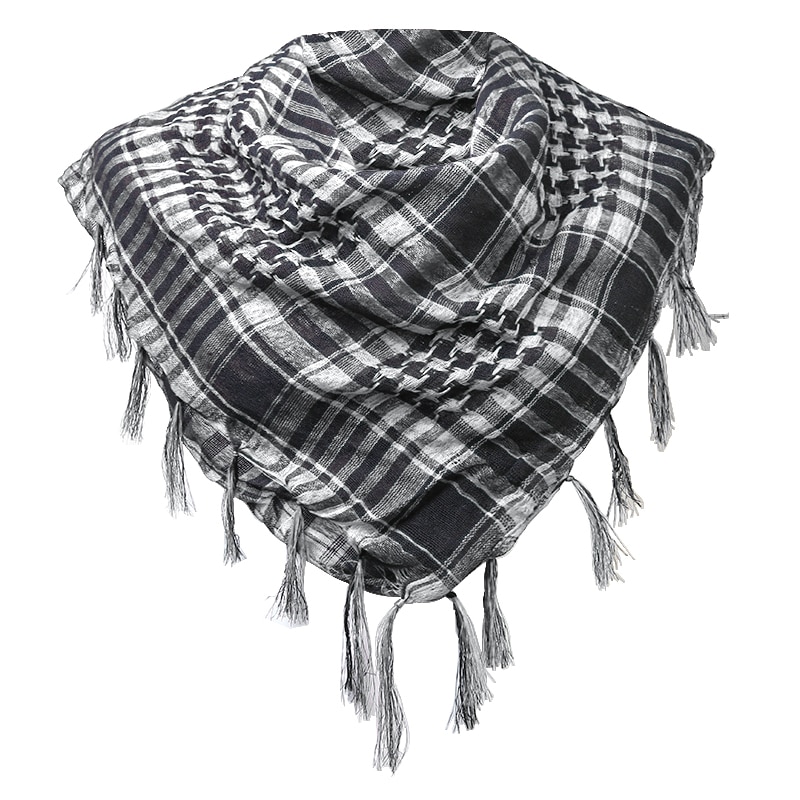 Syal Houndstooth Jilbab Kotak- - Men Fashion Elegant ulasan dan harga