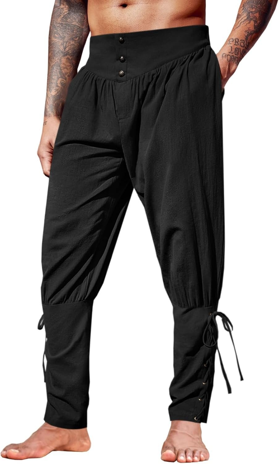Celana Linen Abad Pertengahan  - Men'S Dress Pants Fashion ulasan dan harga