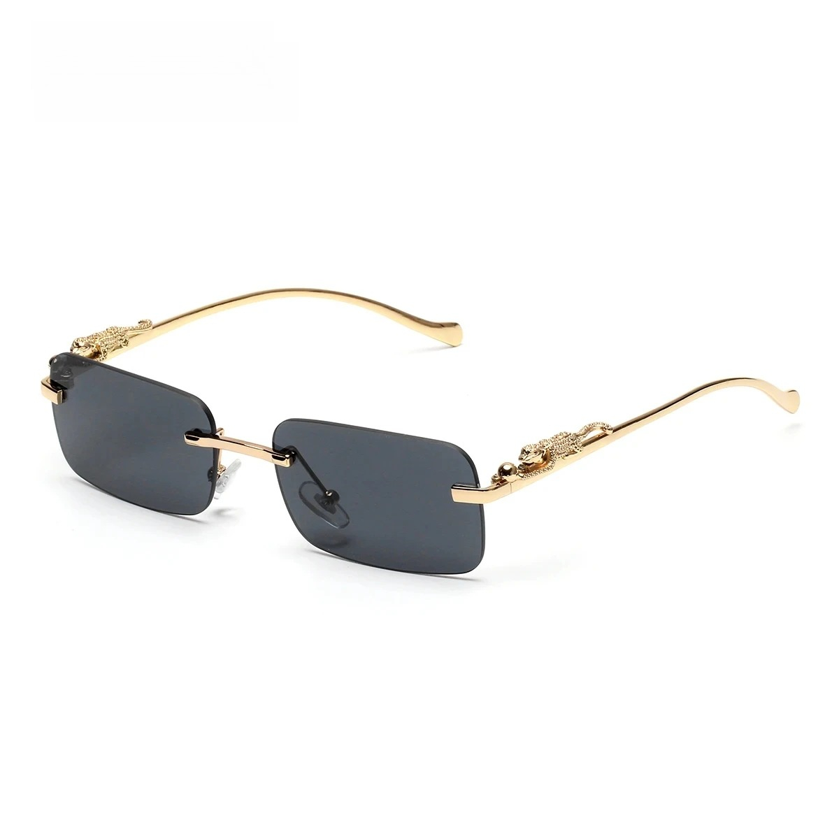 Kacamata Hitam Tanpa Bingkai U - Men'S Fashion Rimless Glasses ulasan dan harga