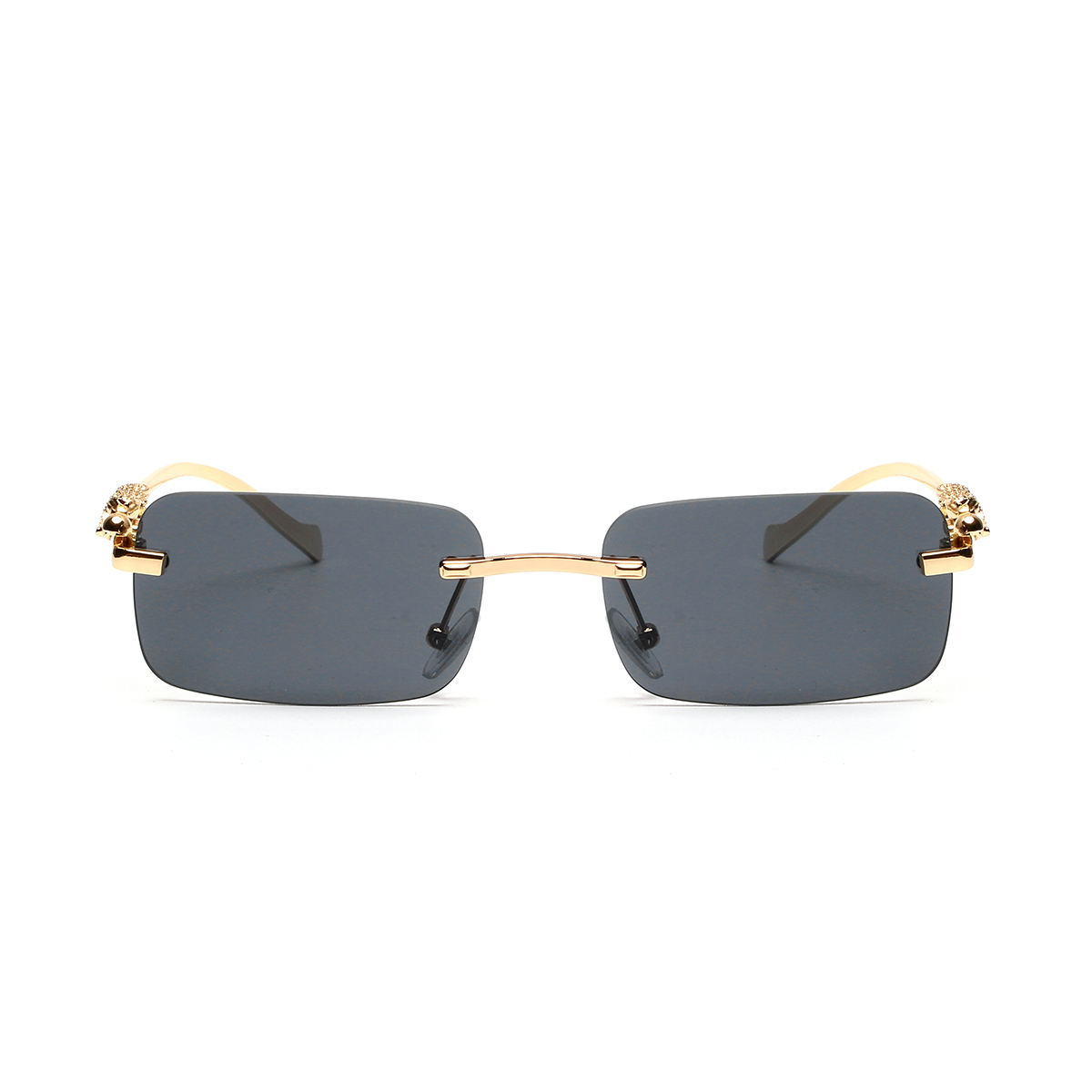 Kacamata Hitam Tanpa Bingkai U - Men'S Fashion Rimless Glasses ulasan dan harga