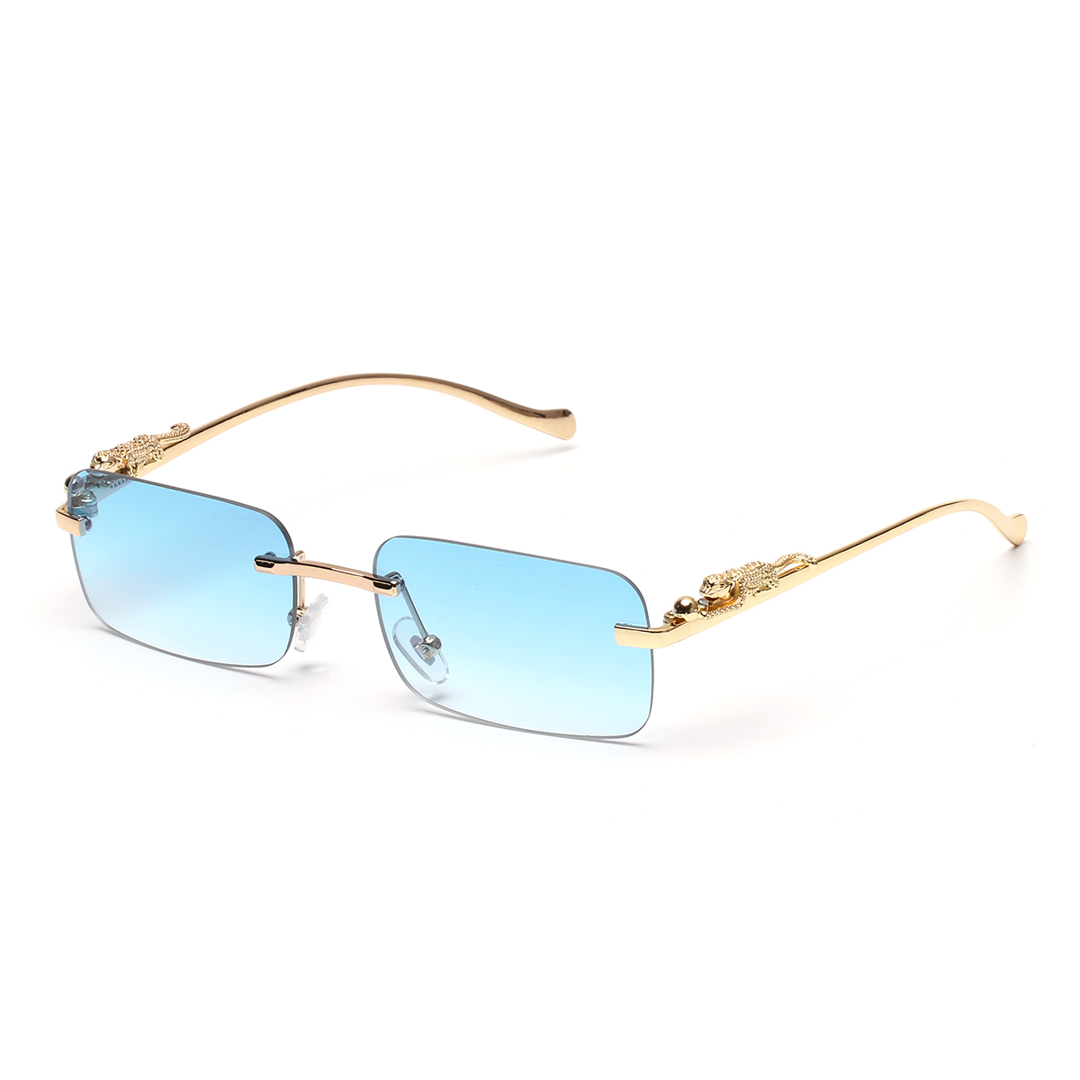 Kacamata Hitam Tanpa Bingkai U - Men'S Fashion Rimless Glasses ulasan dan harga