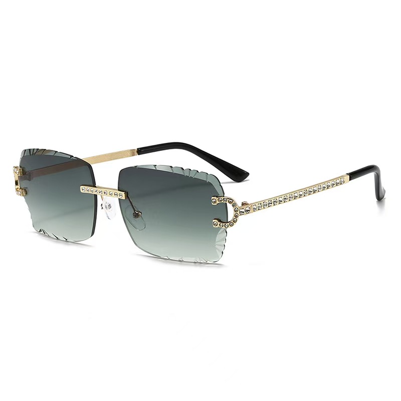 Kacamata Hitam Persegi Tanpa B - Men'S Fashion Rimless Glasses ulasan dan harga