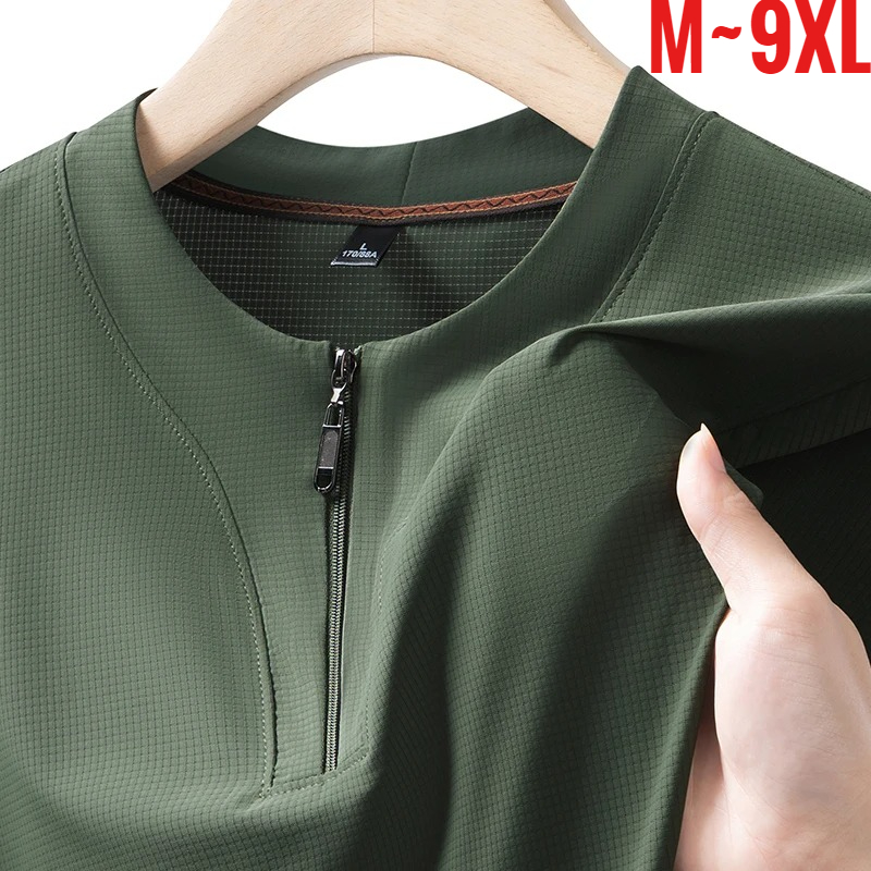 Kaos Henley Pria Ukuran Besar  - Men'S Fashion 2025 ulasan dan harga