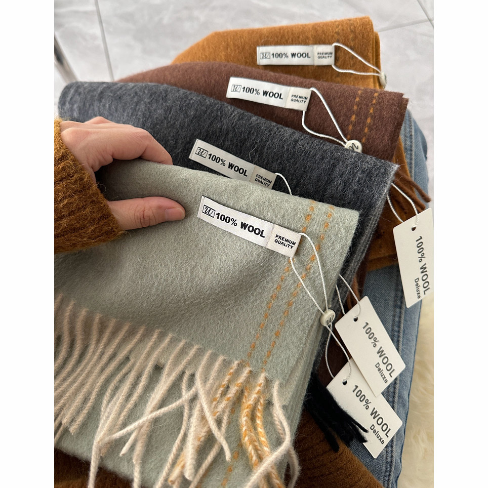 Syal wol 100% kualitas bagus e - Men Fashion Elegant ulasan dan harga