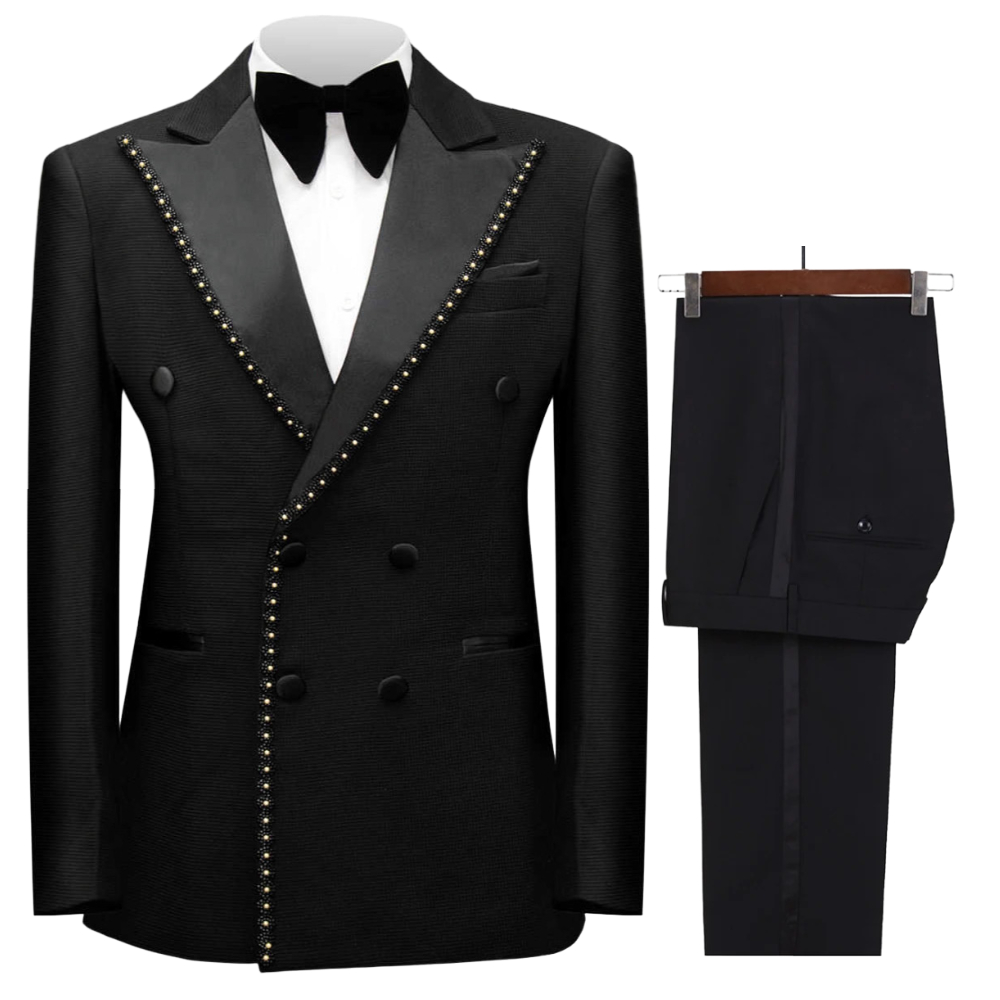 Jas Formal Pria Double Breaste - Men'S Dress Pants Fashion ulasan dan harga