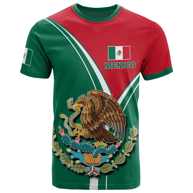 Kaus bendera nasional Meksiko  - Mens Fashion Mexico ulasan dan harga