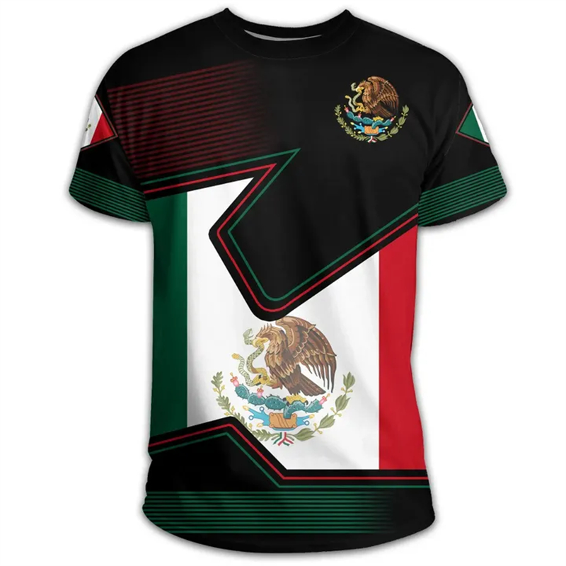 Kaus bendera nasional Meksiko  - Mens Fashion Mexico ulasan dan harga