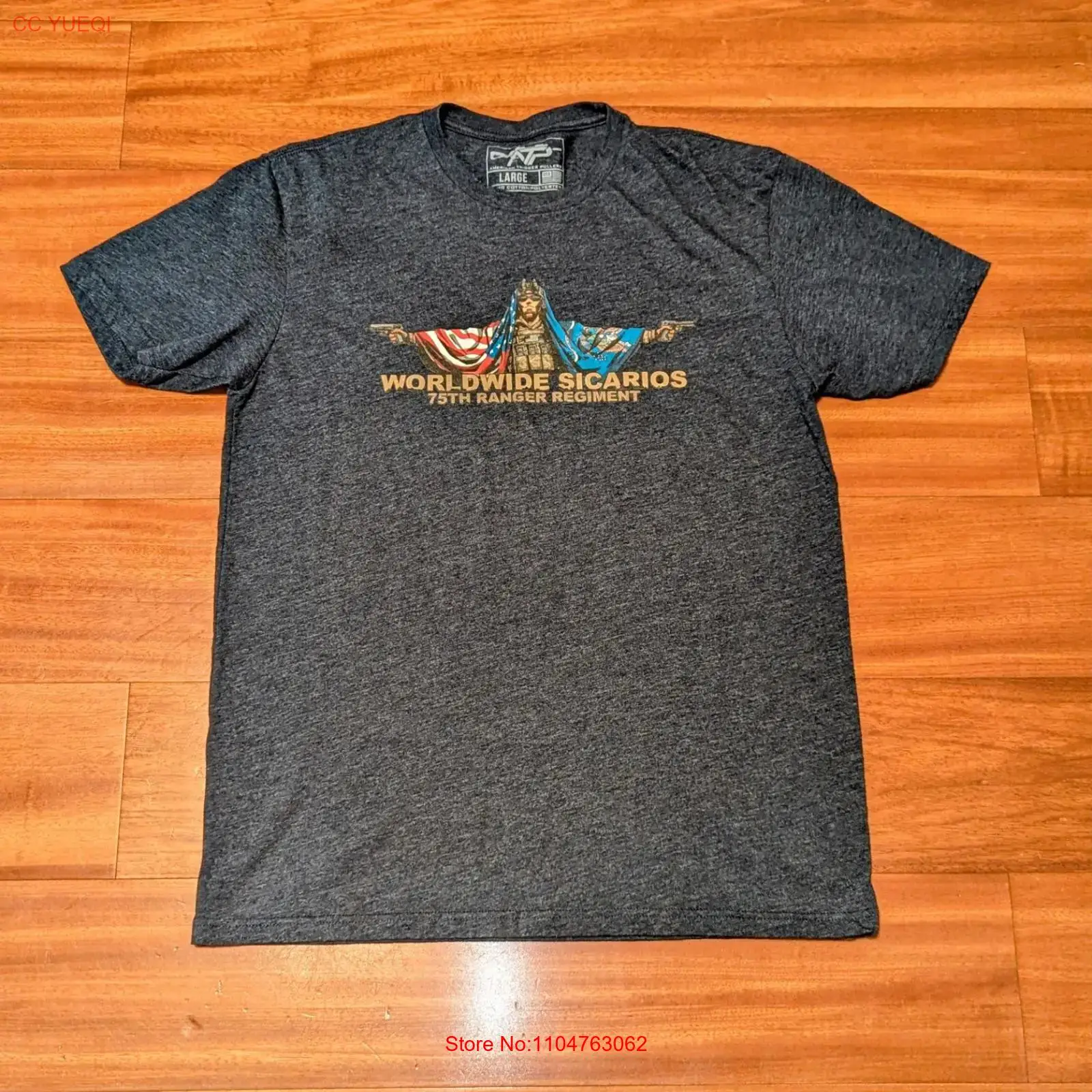 American Trigger Pullers sz L  - Military Shirt Men ulasan dan harga