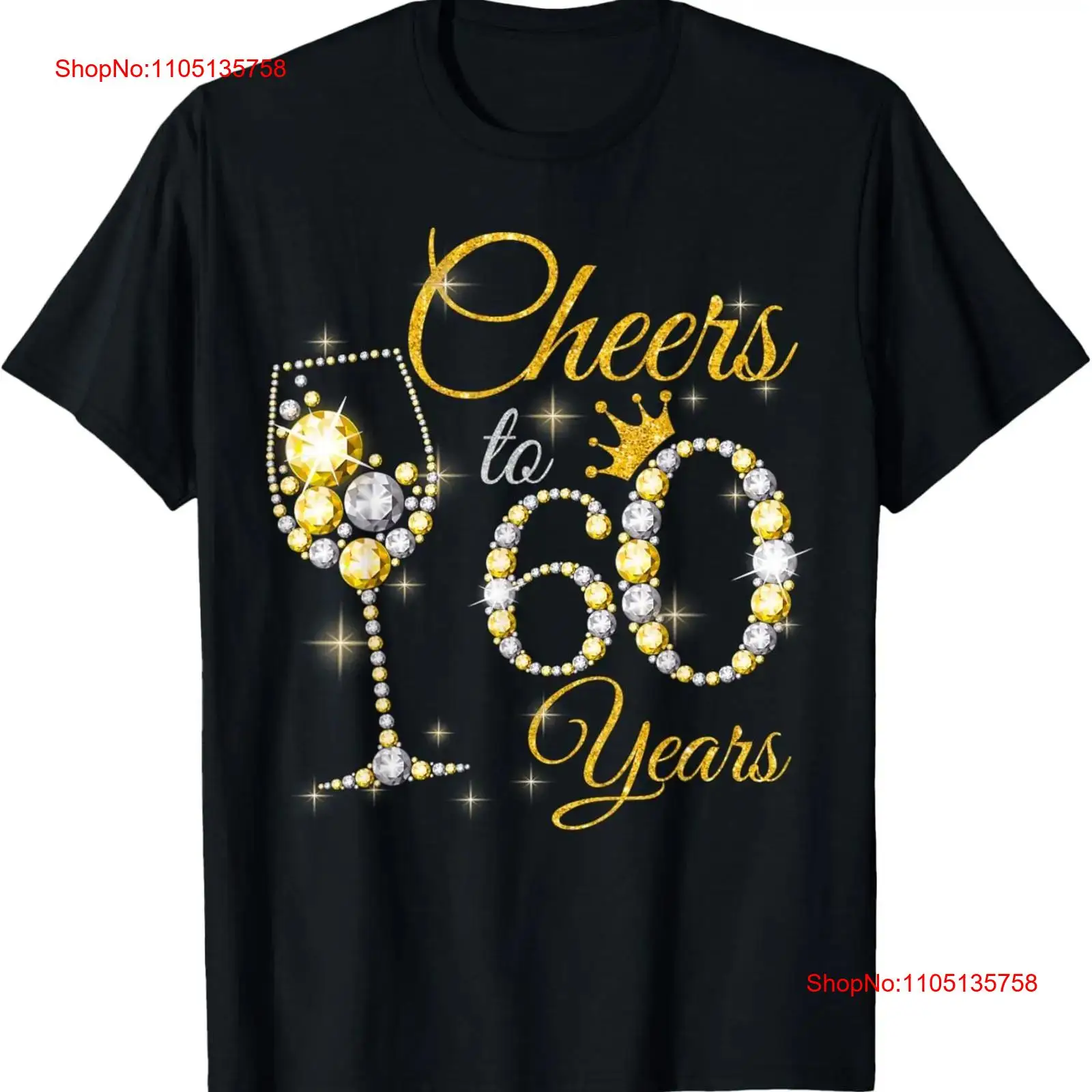 Kaos Wanita Cheers To 60 Years - Men'S Fashion For 60 Year Old ulasan dan harga