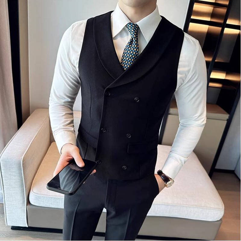 (Vest + Celana) Setelan Jas Pr - Men'S Dress Pants Fashion ulasan dan harga