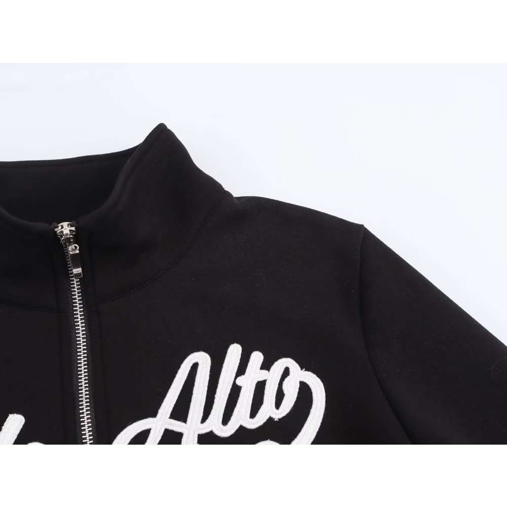 Set Olahraga Universitas Hitam - Varsity Jacket Letterman ulasan dan harga