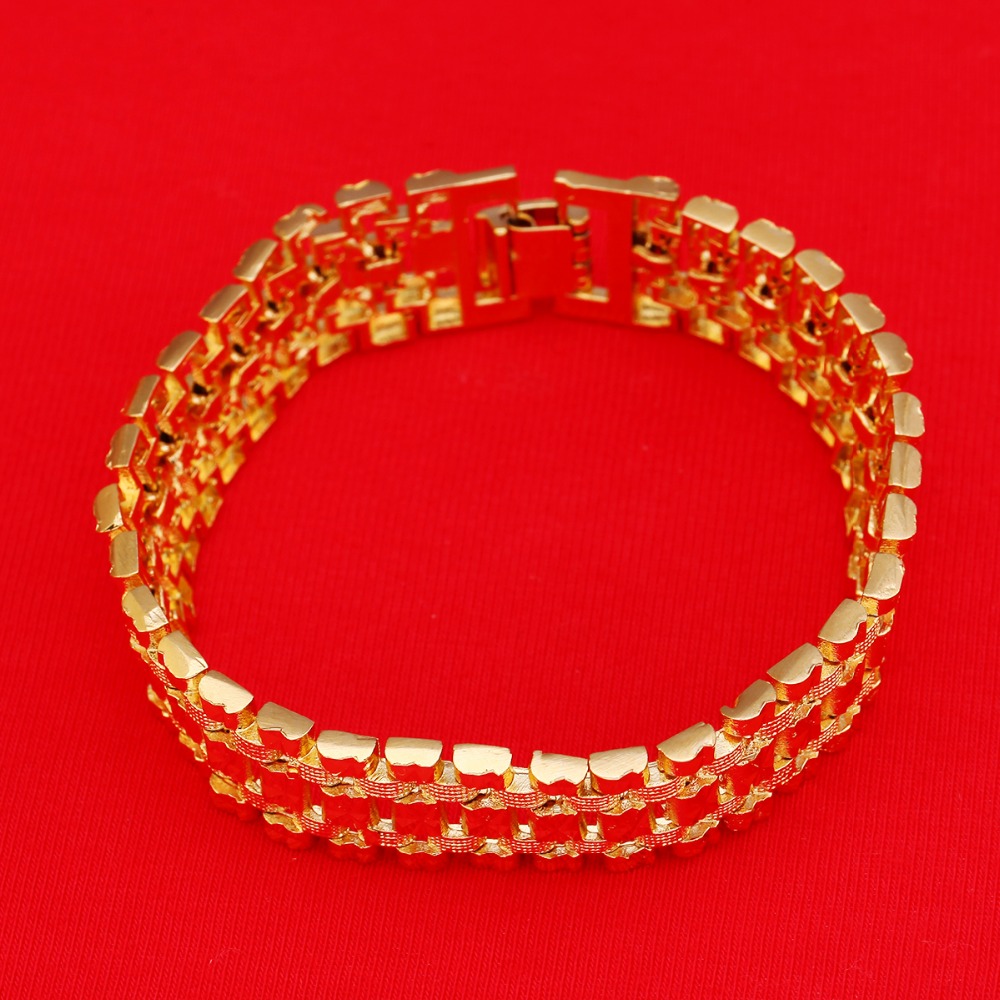 Dubai Emas Gelang Warna Emas P - Dubai Men'S Fashion ulasan dan harga