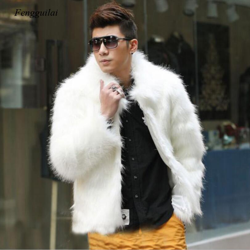 Jaket Homme Mantel Fashion Put - Men'S Fashion Leather Jacket ulasan dan harga