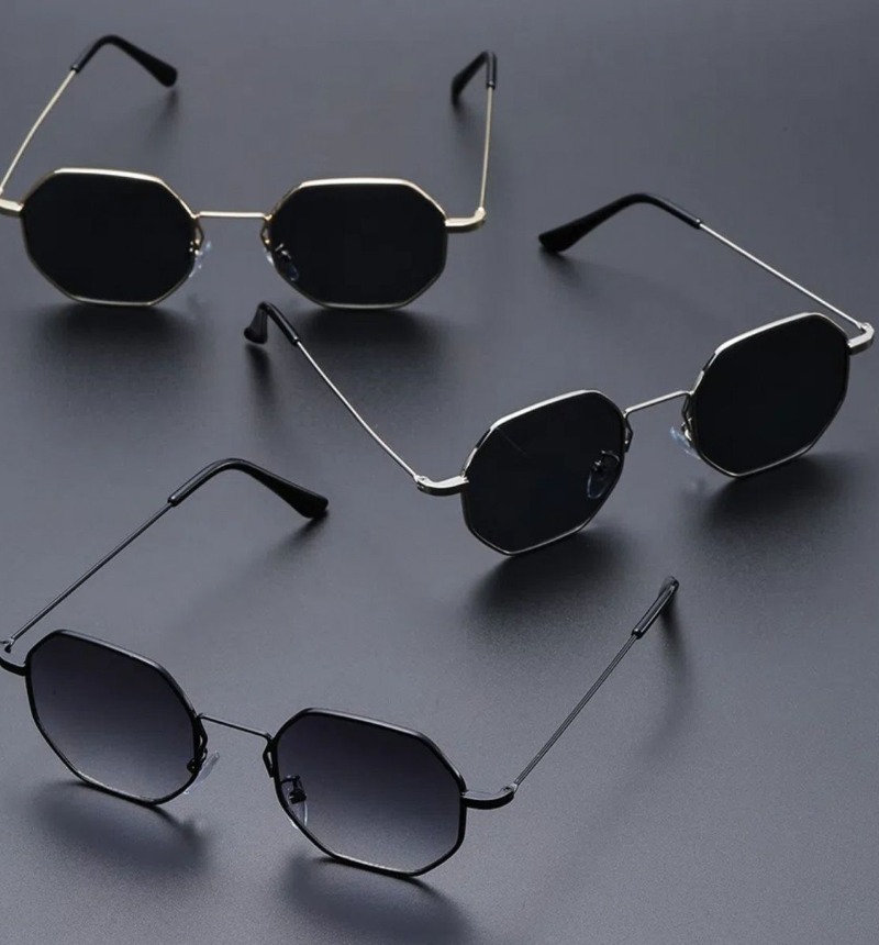 Kacamata Hitam Kotak Kecil Sek - Men'S Fashion Old Money ulasan dan harga