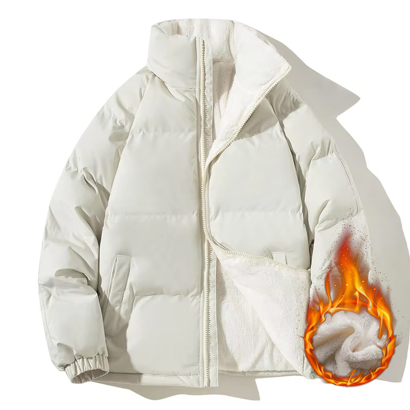 Jaket Parka Pria Model Couple  - Sherpa Jacket Fleece ulasan dan harga