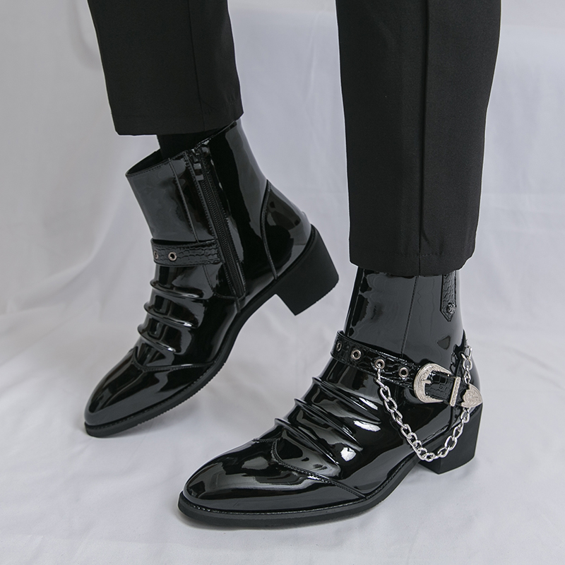 Sepatu Bot Kasual Pria High To - Men Fashion Elegant ulasan dan harga