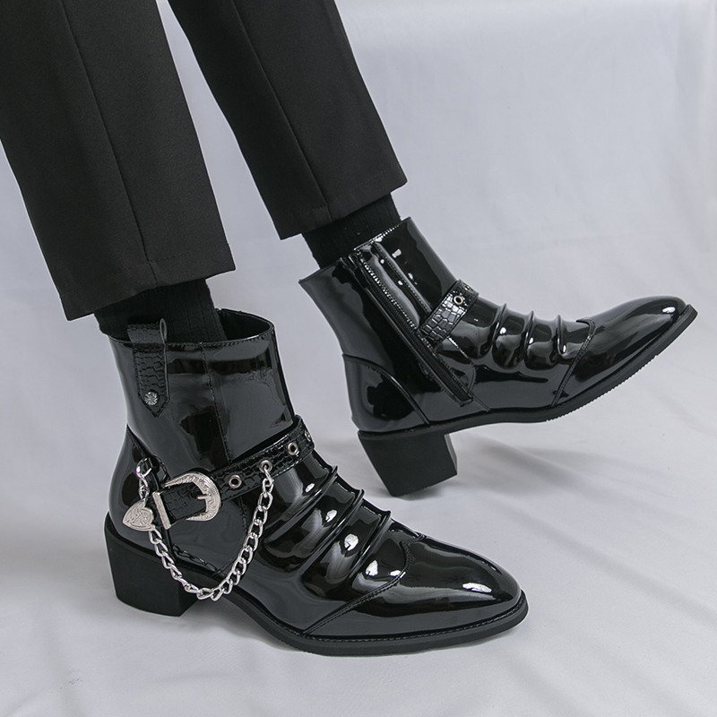 Sepatu Bot Kasual Pria High To - Men Fashion Elegant ulasan dan harga