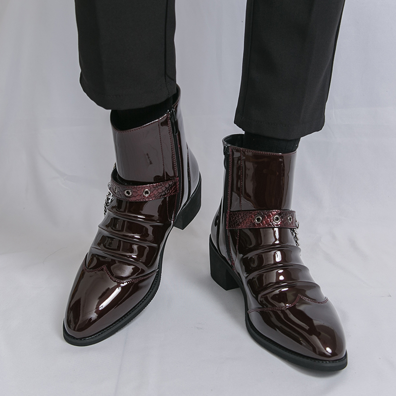 Sepatu Bot Kasual Pria High To - Men Fashion Elegant ulasan dan harga