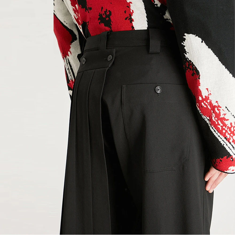 Celana panjang kulot dua lapis - Men'S Dress Pants Fashion ulasan dan harga
