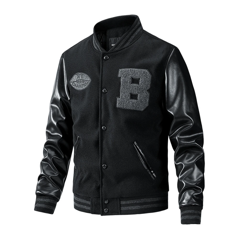 Jaket Varsity jaket tambal sul - Varsity Jacket Letterman ulasan dan harga