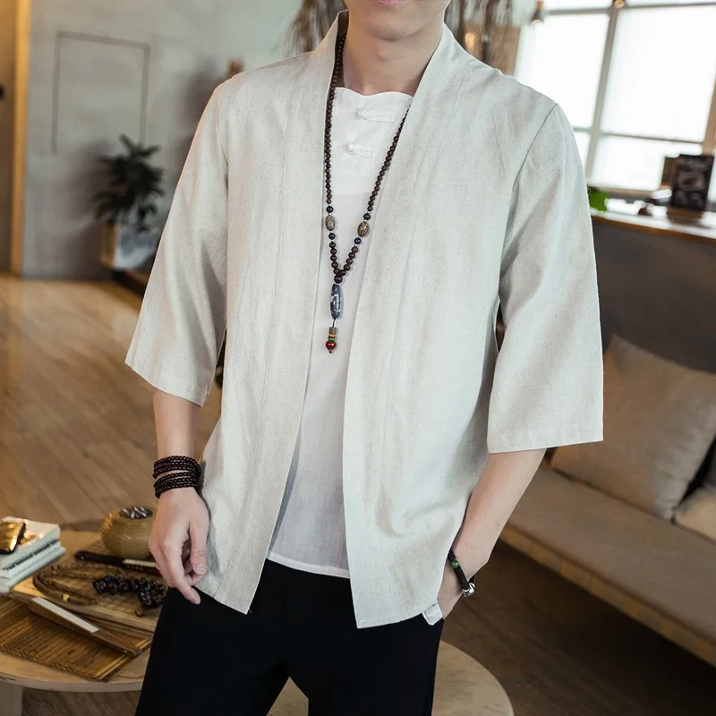 Kimono Jepang Cardigan Pria St - Mens Fashion Jumpers ulasan dan harga
