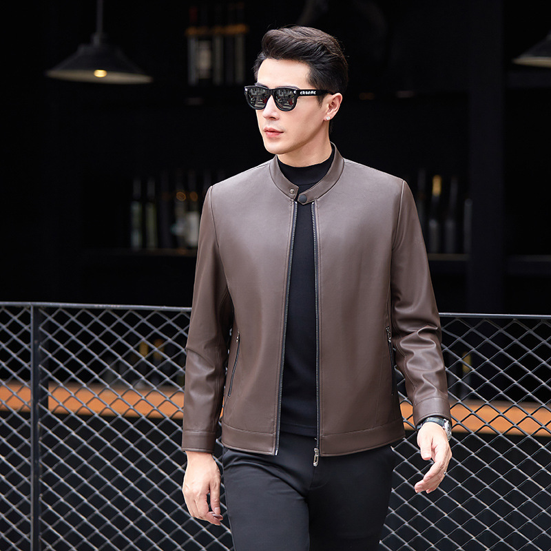 Jaket Kulit Haining Musim Gugu - Jacket Mens Fashion ulasan dan harga