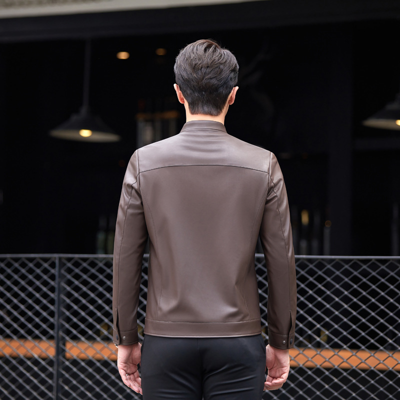 Jaket Kulit Haining Musim Gugu - Jacket Mens Fashion ulasan dan harga